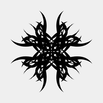 Vector illustration of scary and scary motifs for tattoos for muscular men