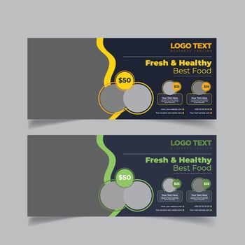 Food Billboard Design vector