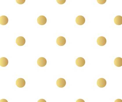 Gold polka dots pattern, colorful holiday background - vector abstract background
