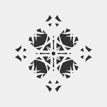 vector illustration of a unique and beautiful image, neat like a flower for decoration or others