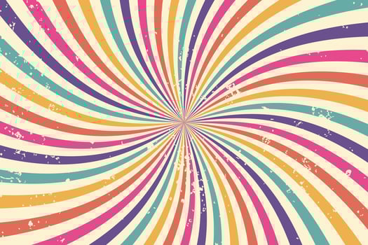 Abstract vintage retro sunburst background vector