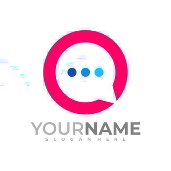 Talk logo vector template, Creative Consult logo design concepts