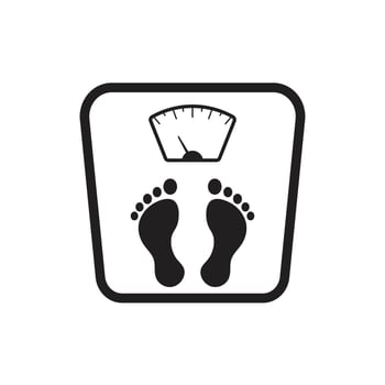 Diet scale icon vector, from fitness, health, activity icon, sports icon vector