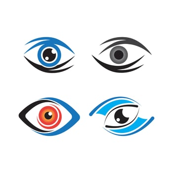 Eye Care vector logo design
