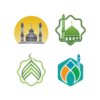 Islamic logo, Mosque vector