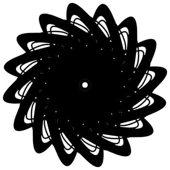 Abstract vector design in black color. Perfect for corporate, background, t-shirt,  and so on.