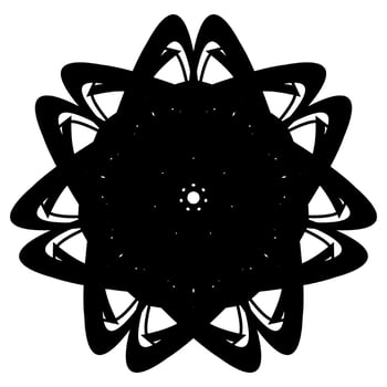 Abstract vector design in black color. Perfect for corporate, background, t-shirt,  and so on.