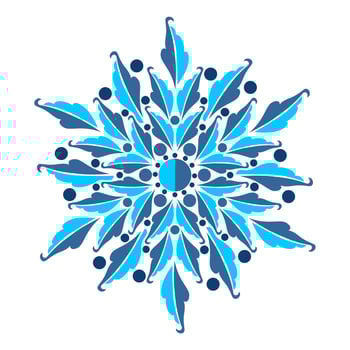 Modern mandala art vector design with a beautiful mix of colors Free Vector