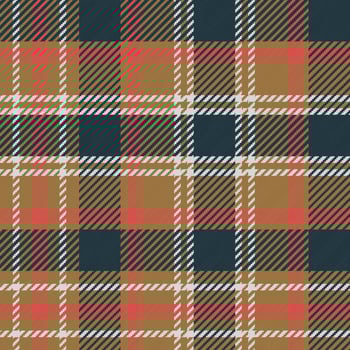 R1Tartan plaid pattern background. Plaid pattern in  dark green, brown, red and white  color. For modern fabric design vector