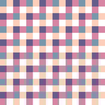 Seamless Colorful Checkered Flannel patterns of square for background. vector