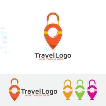 Travel logo design vector