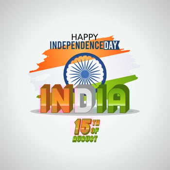 Happy India Independence Day Vector Illustration. Suitable for greeting card, poster and banner.
