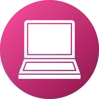 Laptop Icon Style vector
