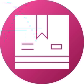 Delivery Box Icon Style vector