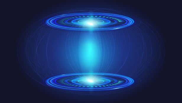Futuristic circle vector HUD, UI  interface screen design.