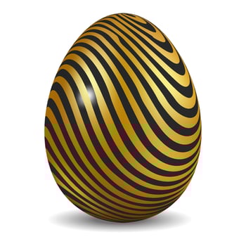 Realistic easter egg. vector