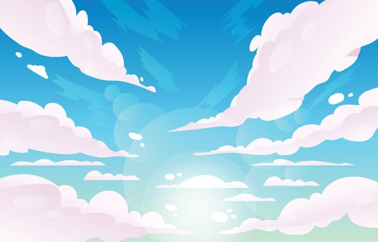 Blue Sky Background vector