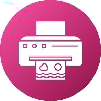Printer Icon Style vector