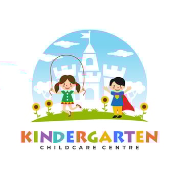 Kids Kindergarten Logo Templates vector