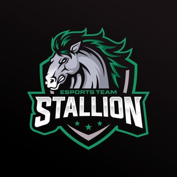 Stallion Mascot Esports Vector Illustration
