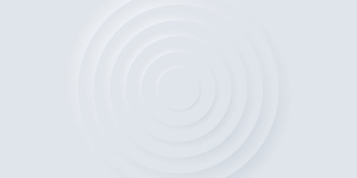 Light Round Texture Pattern. Circular White, Gray Background in Neumorphism Style. Minimal Trendy Neomorphism Template. Growth Circle Platform. 3D Abstract Wallpaper Design. Vector Illustration.