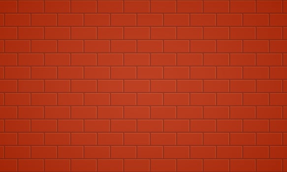 Red and Brown Brick Wall Texture Background. Building Concrete Masonry Pattern. Red Brickwork Vintage Template. Stone Material Construction Backdrop. Abstract Wallpaper Design. Vector Illustration.