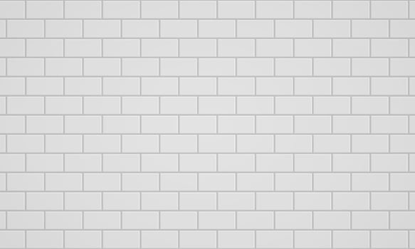 White Brick Wall Texture Background. Clay Brickwork Vintage Template. Stone Material Construction Backdrop. Building Concrete Masonry Pattern. Abstract Wallpaper Design. Vector Illustration.