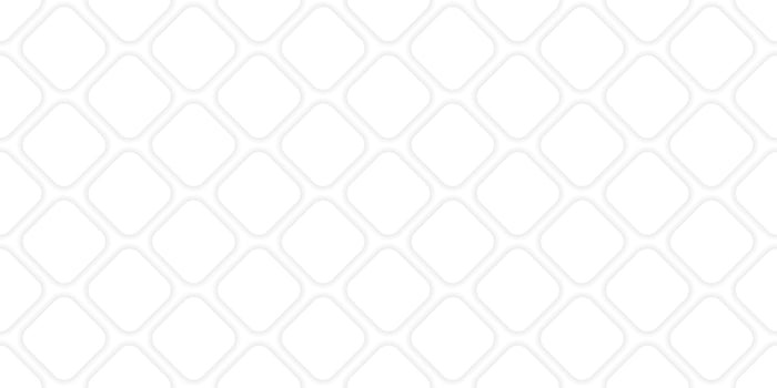 White Geometric Pattern. Light Clay Rhombus Background. Seamless Modern Banner. White Rhombus Tile. Abstract Wallpaper Design. Vector Illustration.