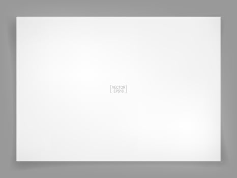 White paper on concrete texture background. Vector. vector