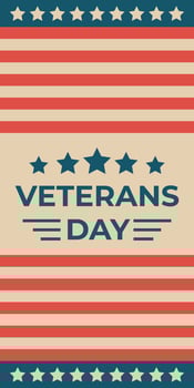 american veterans day background vector