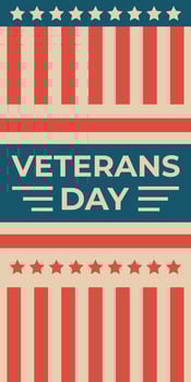 american veterans day background vector