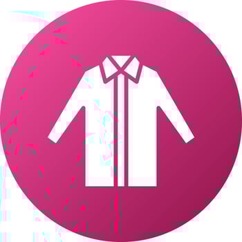 Dress Shirt Icon Style vector