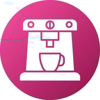 Coffee Machine Icon Style vector