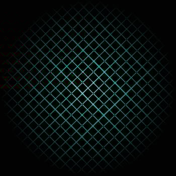 cyan metal hexagon halftone background pattern vector