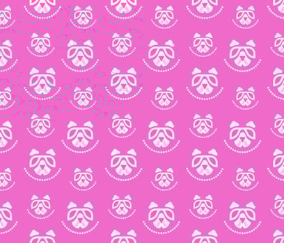 Dog pattern Design vector