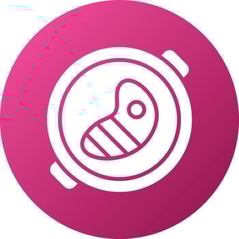 Steak Icon Style vector