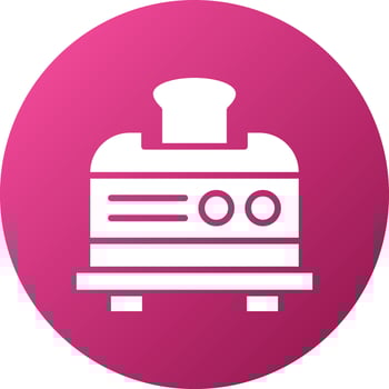 Toaster Icon Style vector