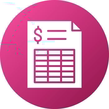 Spreadsheet Icon Style vector
