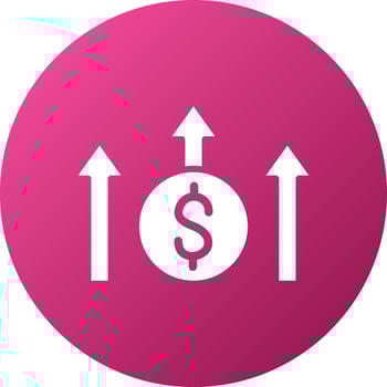 Growth Icon Style vector