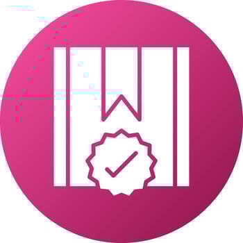 Approved Project Icon Style vector