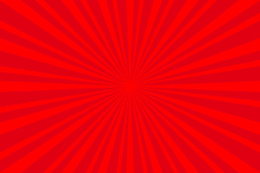 Colorful red ray star Pattern Background. Sunburst radial backdrop vector
