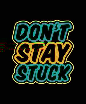 motivational quote lettering vector