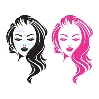 Beauty Salon Hair Logo vector