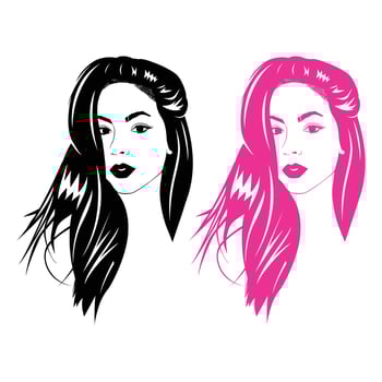 Beauty Salon Hair Logo vector