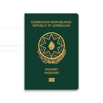 Passport of Azerbaijan vector