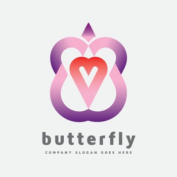 Love and Care - B Logo vector