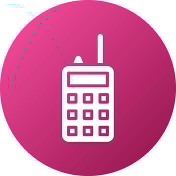 Walkie Talkie Icon Style vector