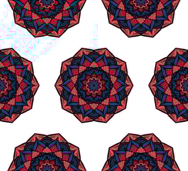 Mandala Seamless Pattern vector