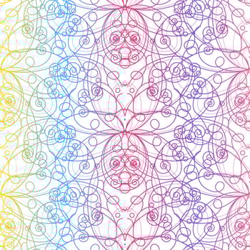 Gilding natural seamless pattern with lotus flowers vector