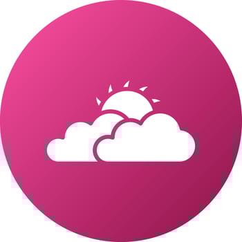 Cloudy Icon Style vector